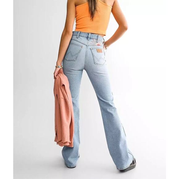 NWT Westward 626 High Rise Boot embroidered sun Jeans - Picture 9 of 12